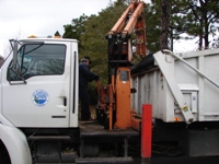 Solid Waste Truck - Side View